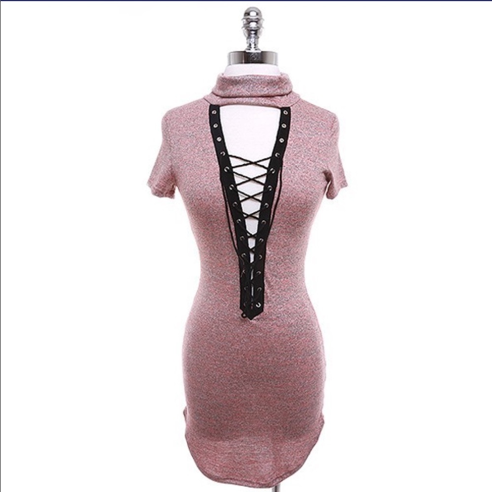 Turtle Neck Bodycon Dress
